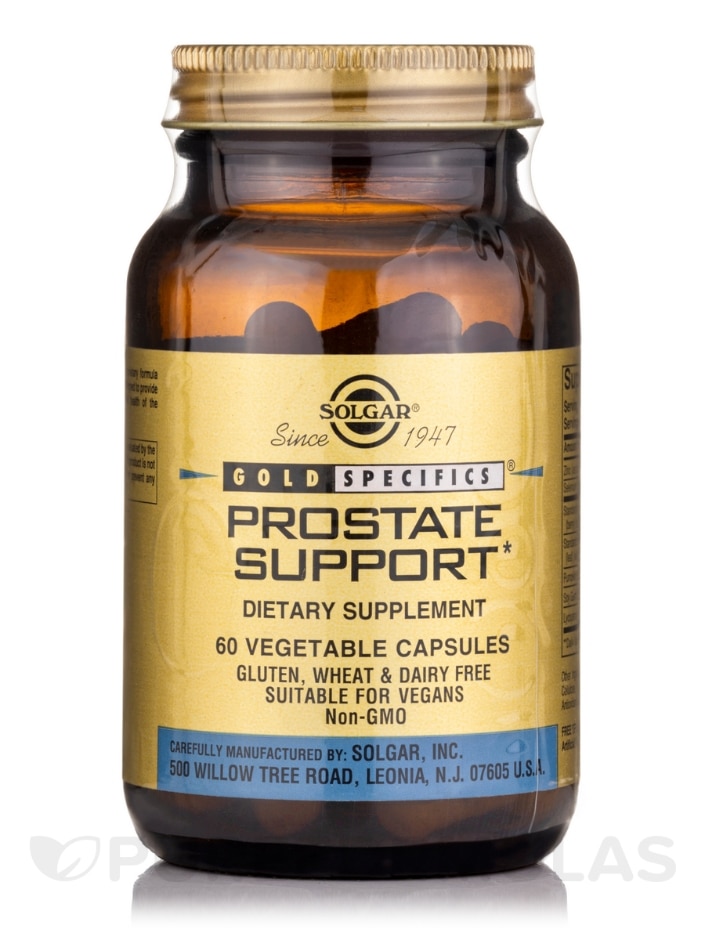 Prostate Support - 60 Vegetable Capsules - Solgar Vitamin and Herb |  PureFormulas