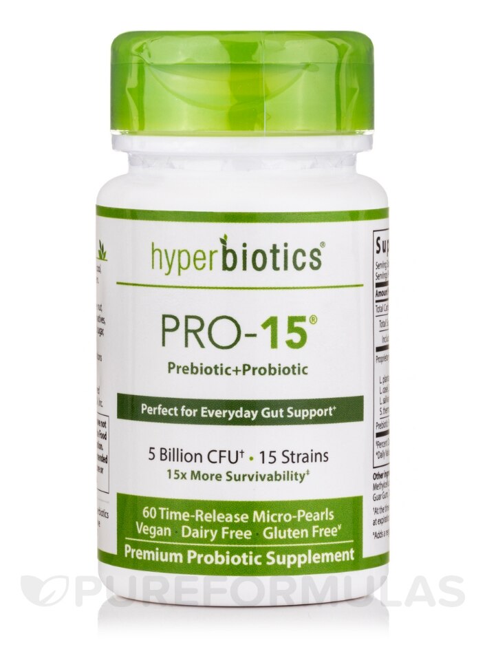 PRO-15®: Premium Probiotic for Gut Health - Hyperbiotics | PureFormulas