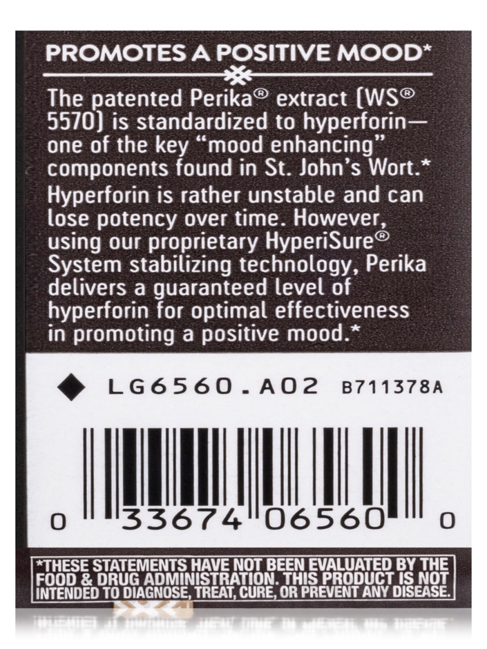 Perika St. John's Wort - 60 Tablets - Nature's Way | PureFormulas