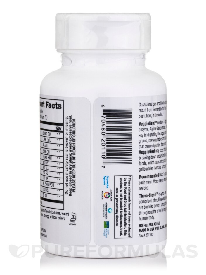 Enzymedica Gastro, Capsules - 60 capsules
