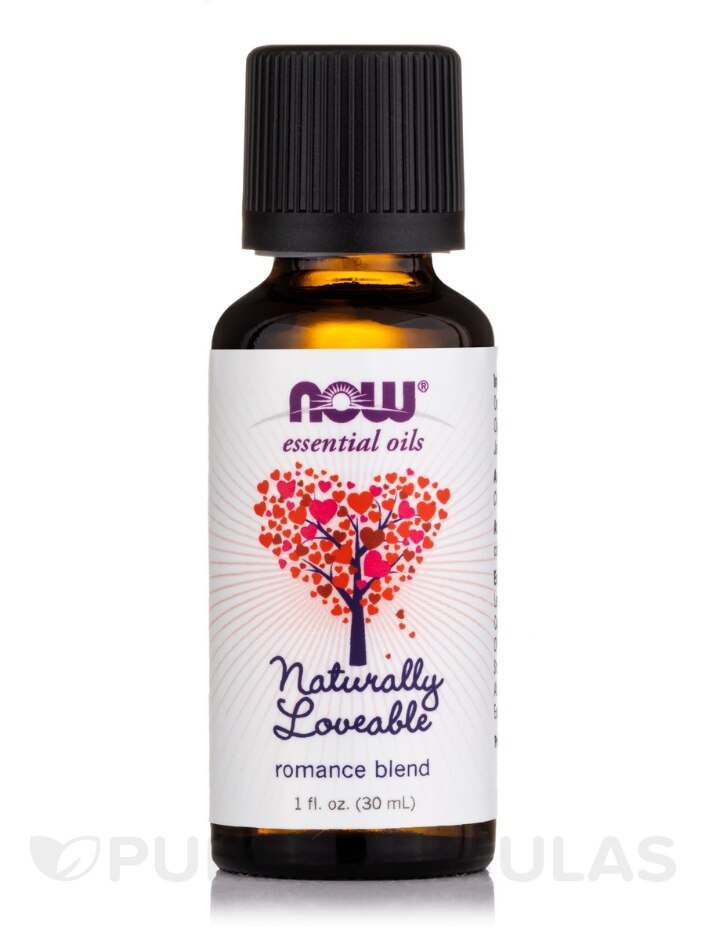 NOW Foods Essential Oils Romance Blend Oil, Naturally Loveable - 1 fl oz bottle