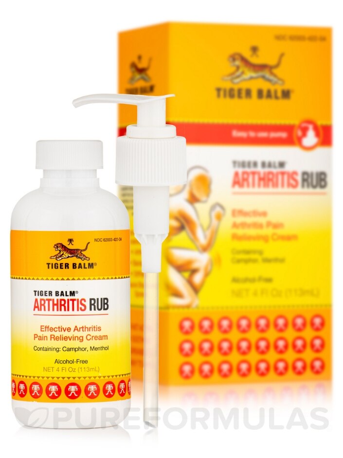Arthritis Rub - 4 fl. oz (113 ml) - Tiger Balm | PureFormulas