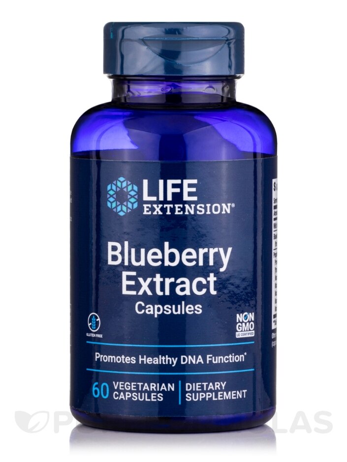 Blueberry Extract - 60 Vegetarian Capsules - Life Extension | PureFormulas