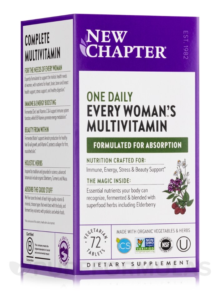 Every Woman's One Daily Multivitamin - NewChapter | PureFormulas