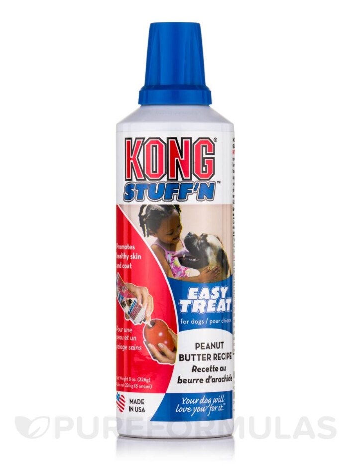 KONG® Easy Treat™ for Dogs, Peanut Butter Recipe - 8 oz (226 Grams) - Kong