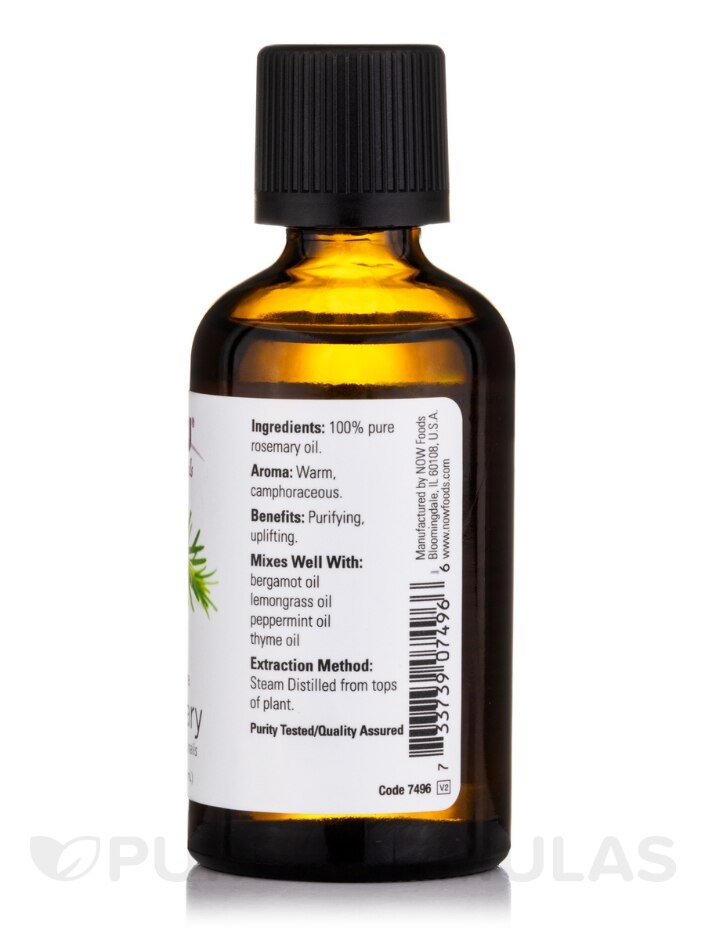 NOW® Essential Oils - Rosemary Oil (100% Pure) - NOW