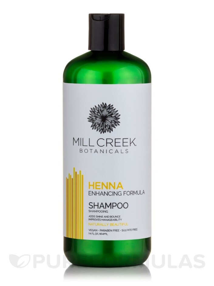 Henna Shampoo - 14 fl. oz (414 ml) - Mill Creek Botanicals | PureFormulas