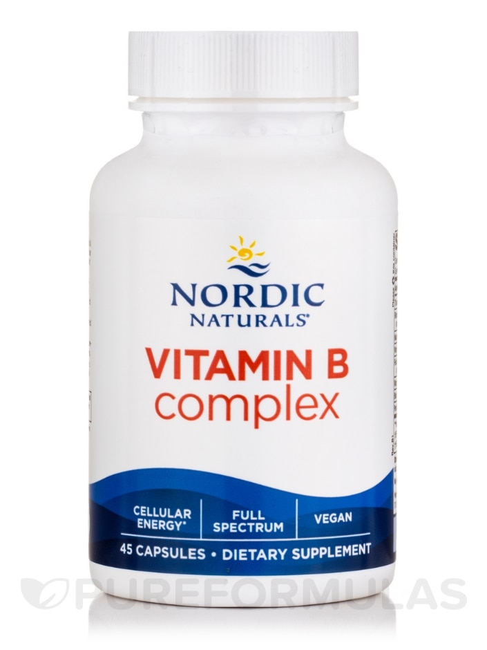 Vitamin B Complex - 45 Capsules - Nordic Naturals | PureFormulas