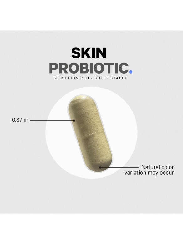 Codeage Skin Probiotic 50 Billion CFU - 60 Capsules - Alternate View 7