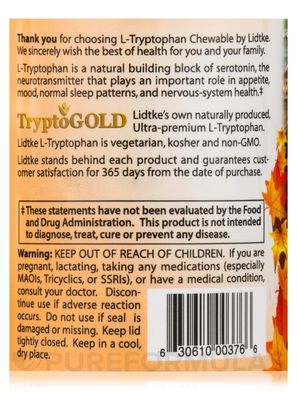 L-Tryptophan Chewable