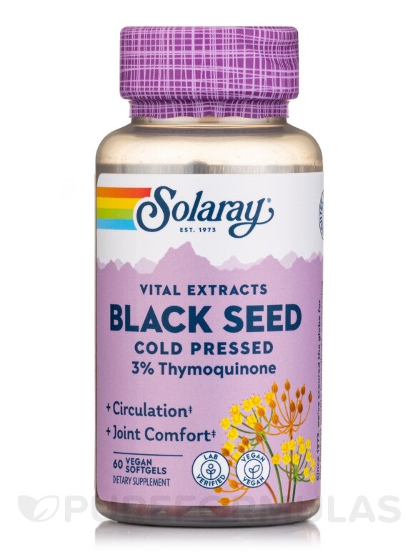 Black Seed 3% Thymoquinone - 60 Vegan Softgels