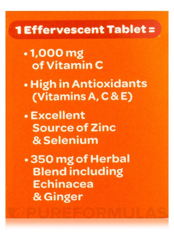  Zesty Orange Flavor - 10 Effervescent Tablets - Alternate View 4