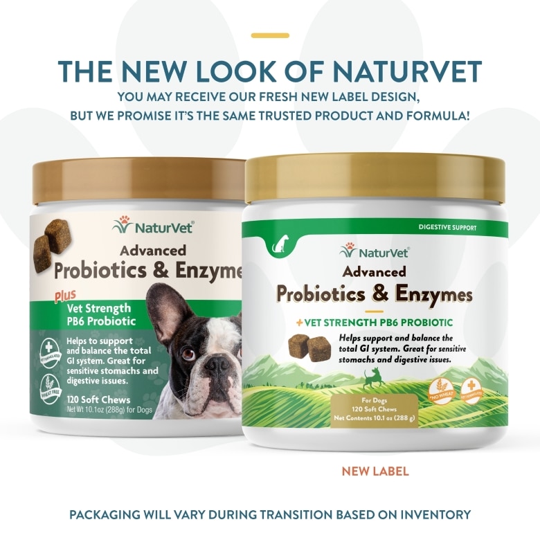 Advanced Probiotics & Enzymes Plus Vet Strength PB6 Probiotic - 120 Soft Chews - Alternate View 1
