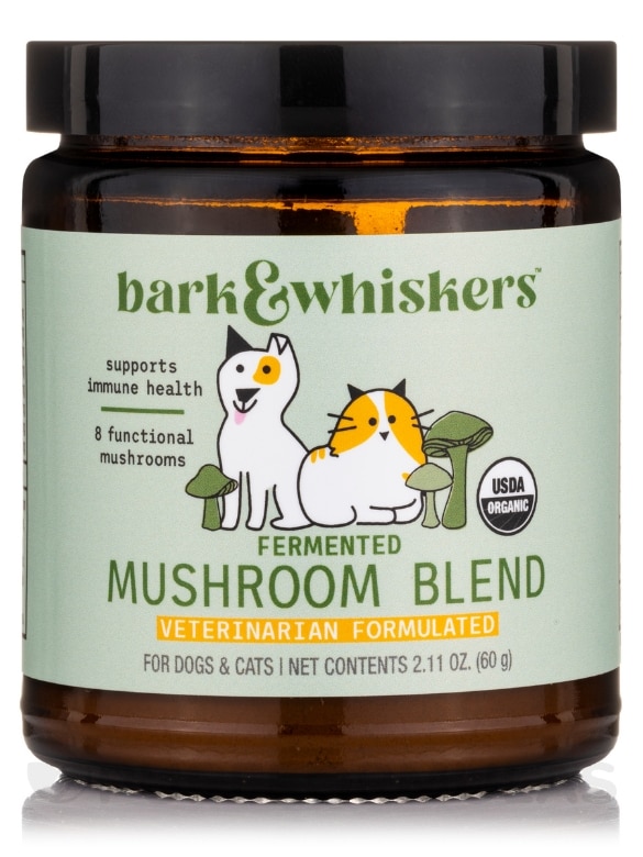 Organic Fermented Mushroom Blend for Cats & Dogs - 2.11 oz (60 Grams)