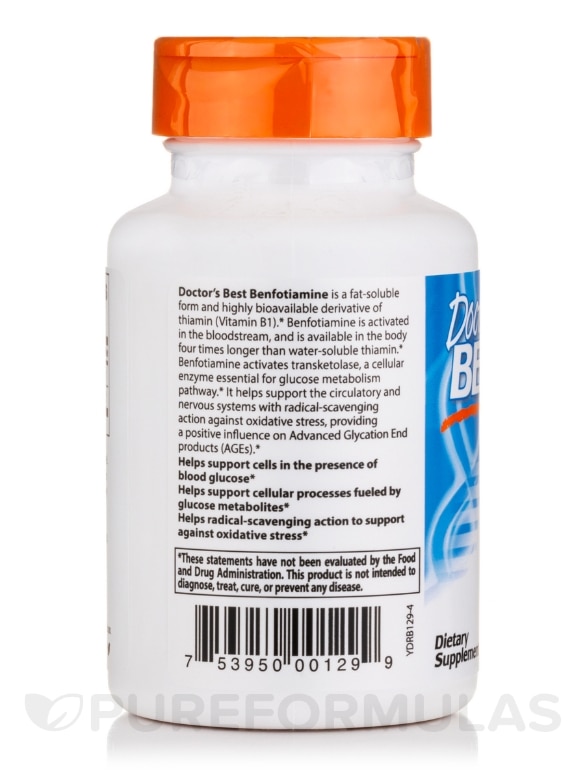 Benfotiamine 150 mg with BenfoPure® - 120 Veggie Capsules - Alternate View 2