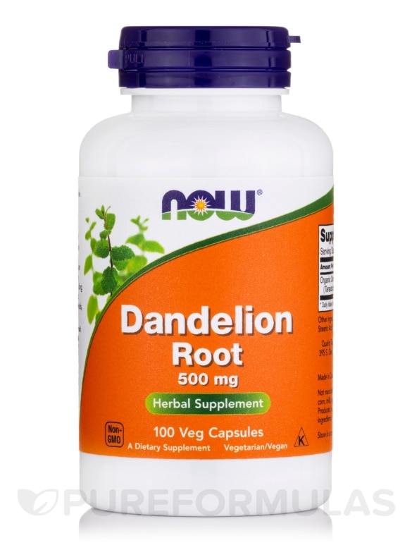 Dandelion Root 500 mg - 100 Capsules