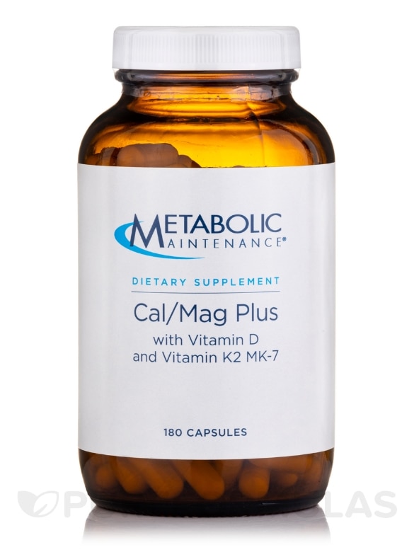 Cal/Mag Plus with Vitamin D & K-2 MK-7 - 180 Capsules