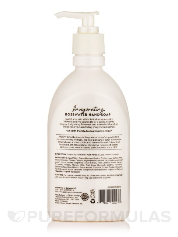 Invigorating Rosewater Hand Soap - 16 fl. oz (473 ml) - Alternate View 1