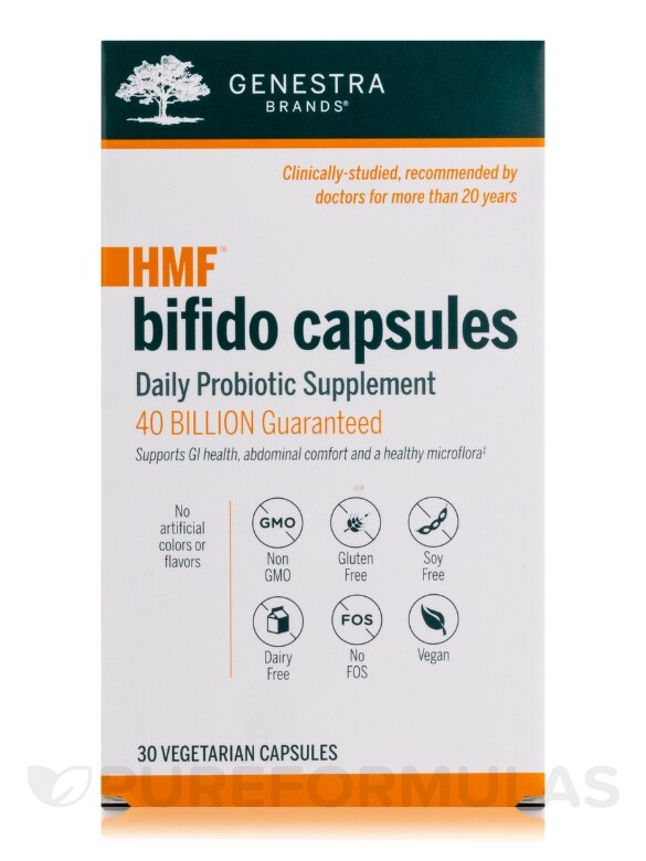HMF Bifido Capsules - 30 Vegetarian Capsules - Alternate View 3