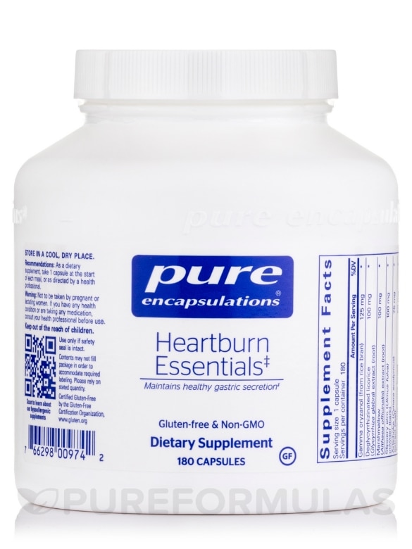 Heartburn Essentials - 180 Capsules