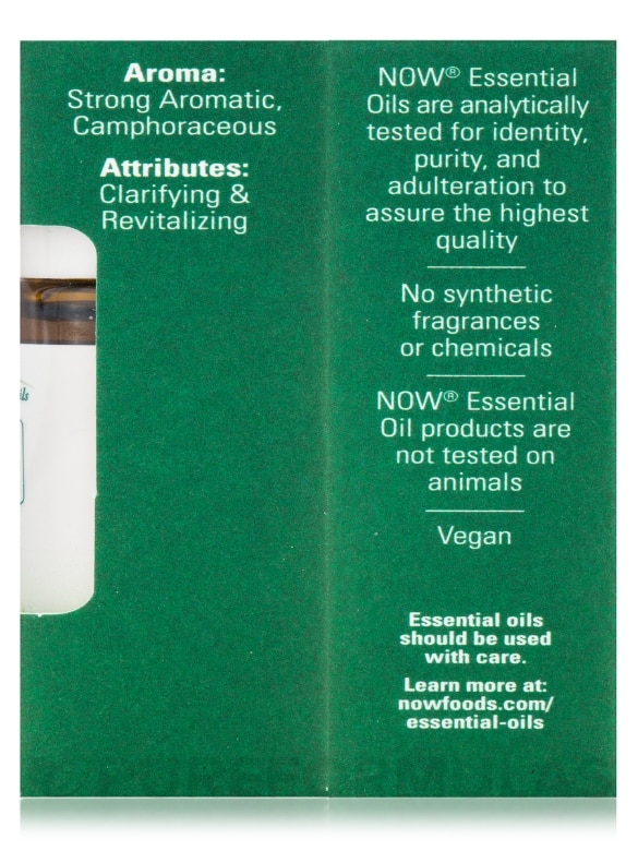 NOW® Organic Essential Oils - Eucalyptus Essential Oil Blend (Roll-on) - 1/3 fl. oz (10 ml) - Alternate View 8