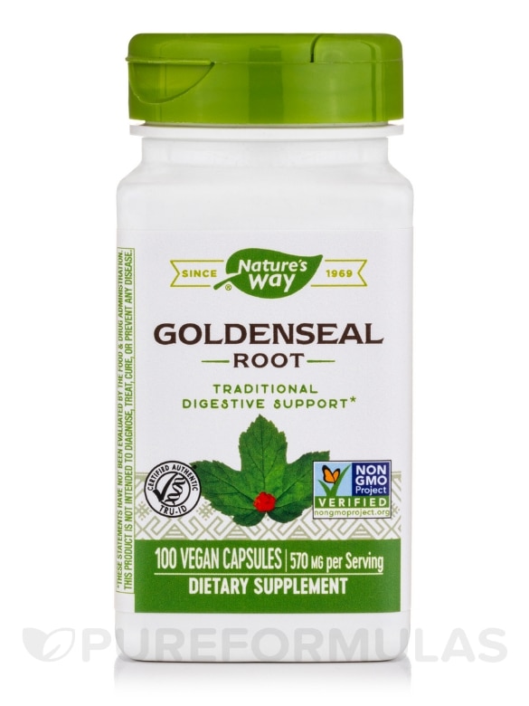 Goldenseal Root - 100 Vegan Capsules