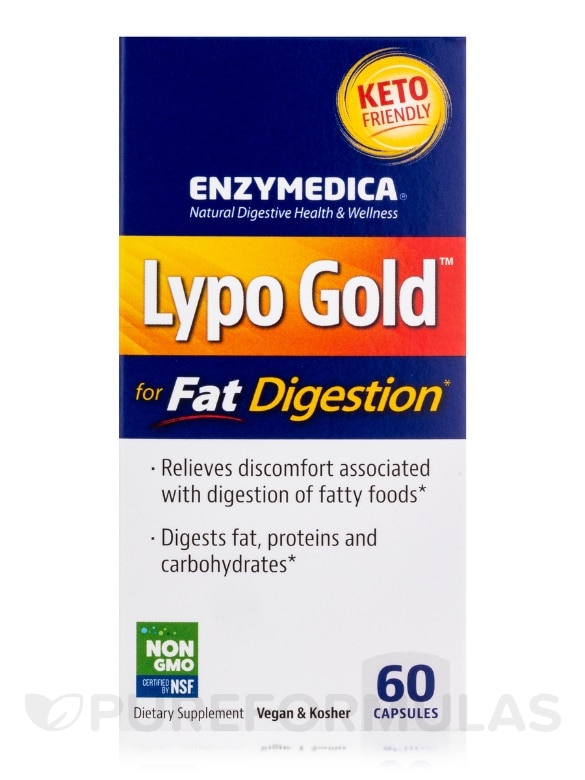Lypo Gold™ for Fat Digestion - 60 Capsules - Alternate View 3
