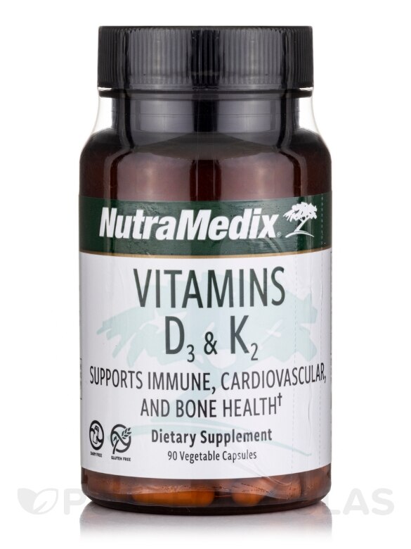 Vitamin D3 & K2 - 90 Capsules