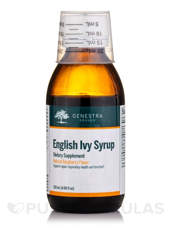 English Ivy Syrup, Natural Raspberry Flavor - 4 fl. oz (120 ml) - Alternate View 2