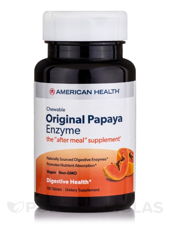 Original Papaya Enzyme - 100 Chewable Tablets