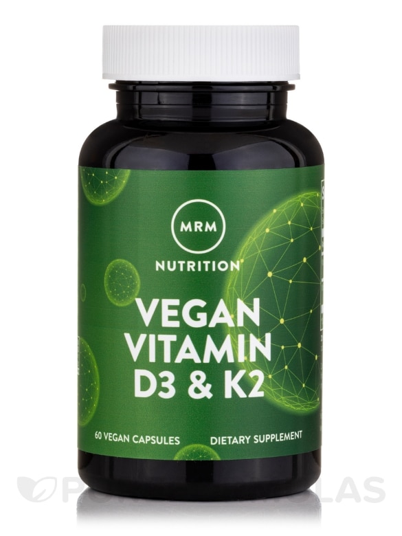 Vegan Vitamin D3 & K2 - 60 Vegan Capsules