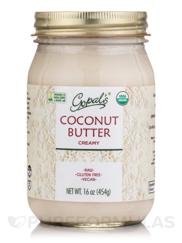 Organic Raw Coconut Butter - 16 oz (453 Grams)