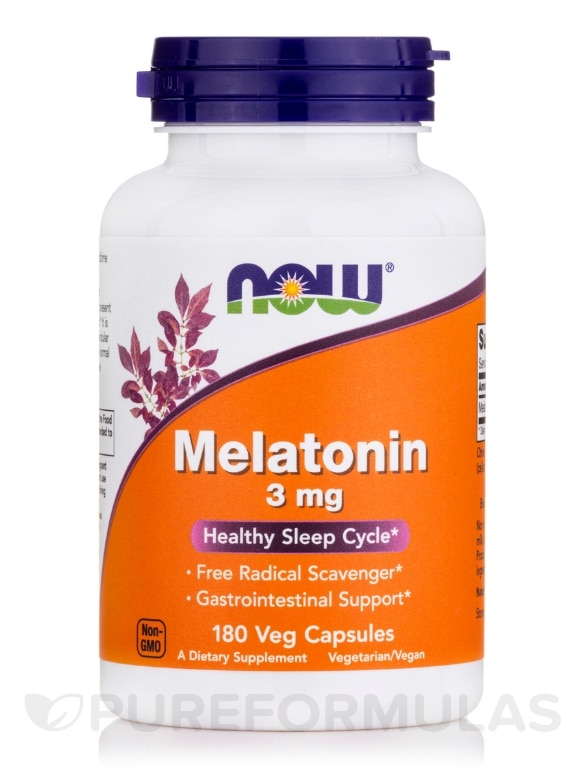 Melatonin 3 mg - 180 Capsules