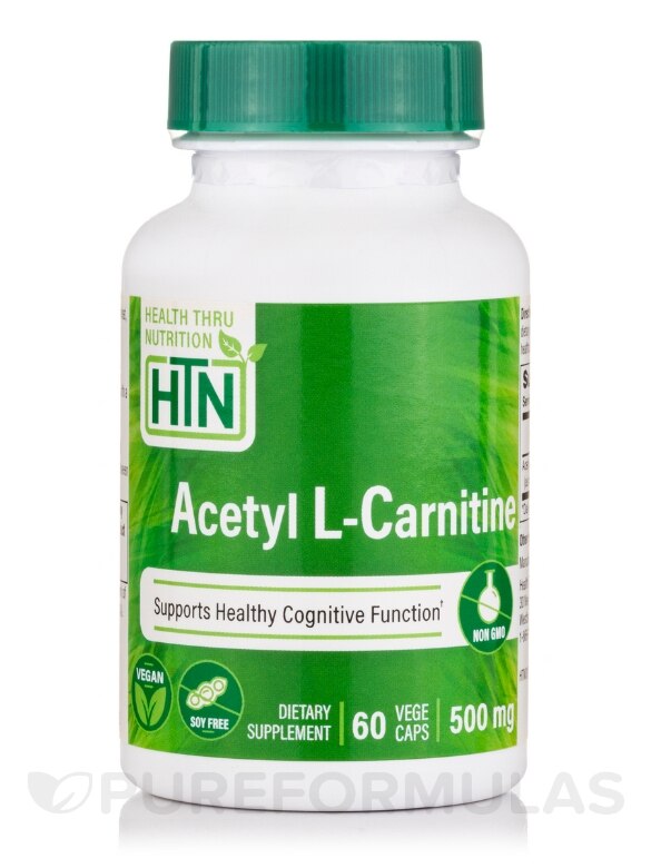 Acetyl L-Carnitine 500 mg - 60 VegeCaps