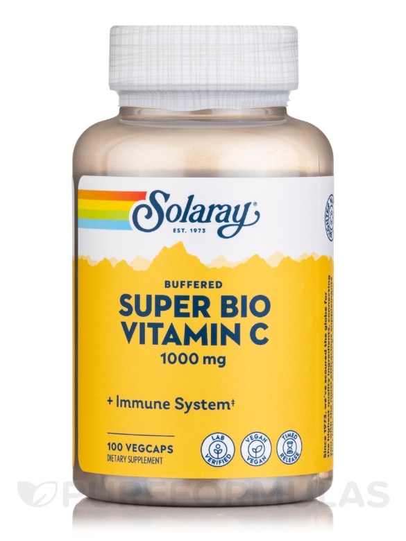 Timed Release Super Bio Vitamin C - 100 VegCaps