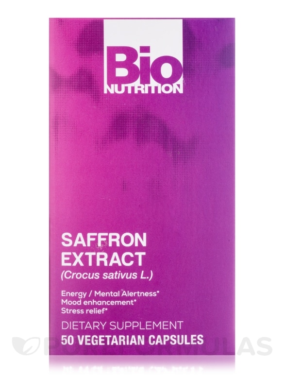 Saffron Extract - 50 Vegetarian Capsules - Alternate View 3