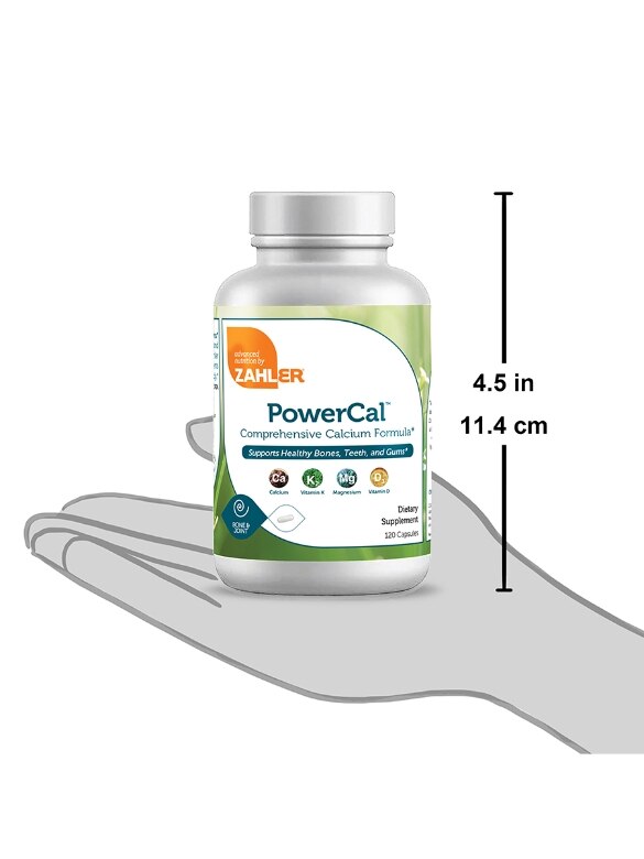 PowerCal™ 900 mg - Comprehensive Calcium Formula - 120 Capsules - Alternate View 4