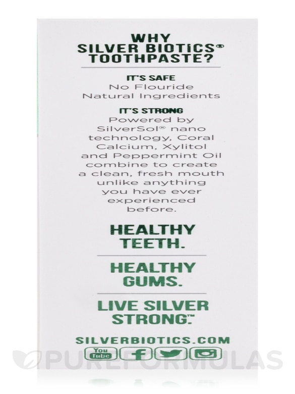 Natural Whitening Toothpaste, Winter Mint - 4 oz (114 Grams) - Alternate View 8