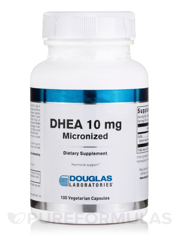 DHEA 10 mg (Micronized) - 100 Vegetarian Capsules