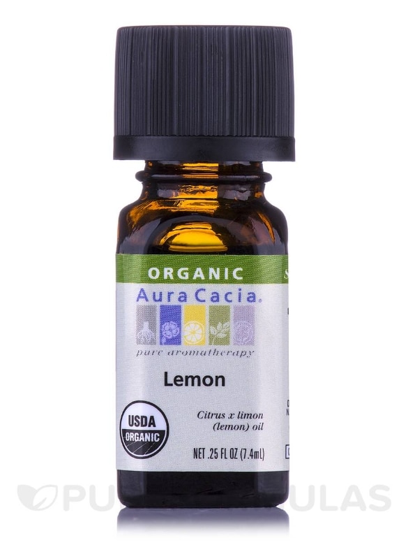 Organic Lemon Essential Oil - 0.25 fl. oz (7.4 ml)