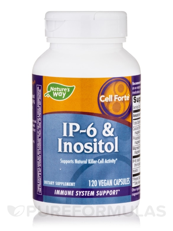 Cell Forté® IP-6 & Inositol - 120 Vegan Capsules - Alternate View 2