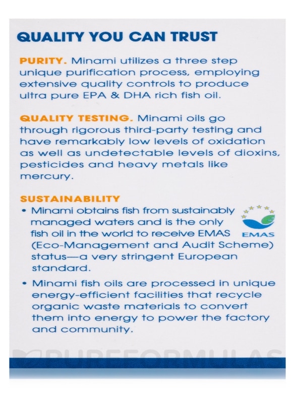Minami Supercritical Omega-3 Fish Oil