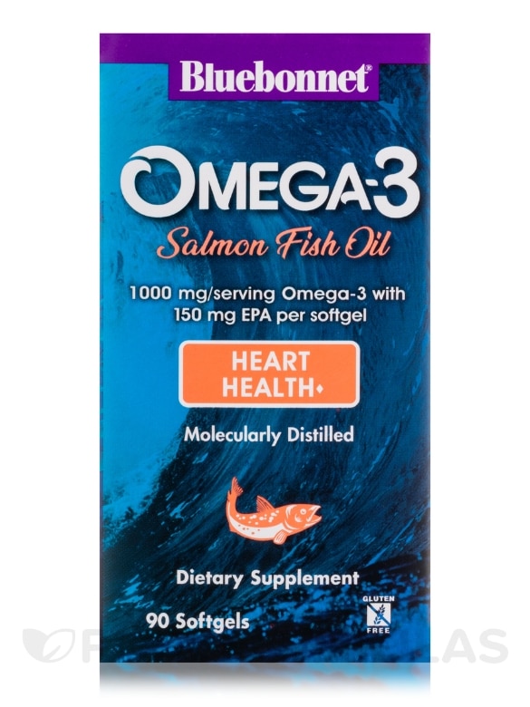 Natural Omega-3 Salmon Oil 1000 mg - 90 Softgels - Alternate View 3