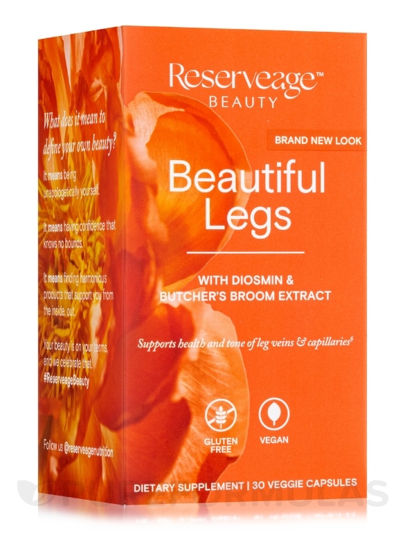 Beautiful Legs with Diosmin & Resveratrol - 30 Veggie Capsules