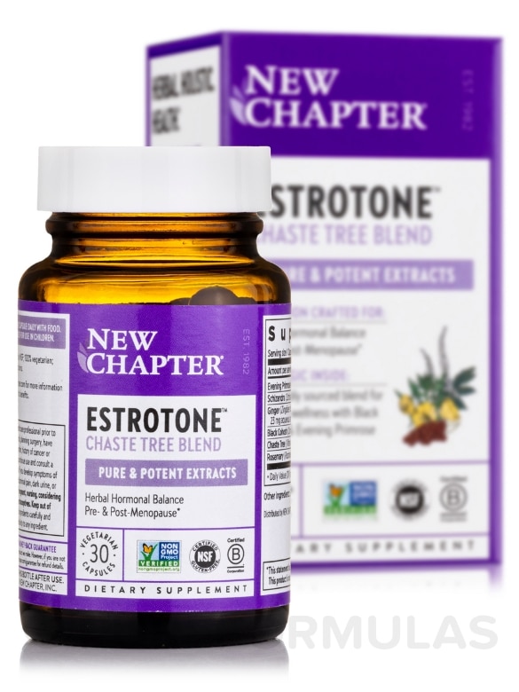Estrotone™ - 30 Vegetarian Capsules - Alternate View 1