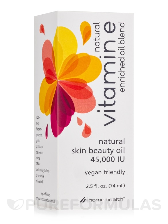Natural Vitamin E Skin Beauty Oil 45000 IU - 2.5 fl. oz (74 ml)