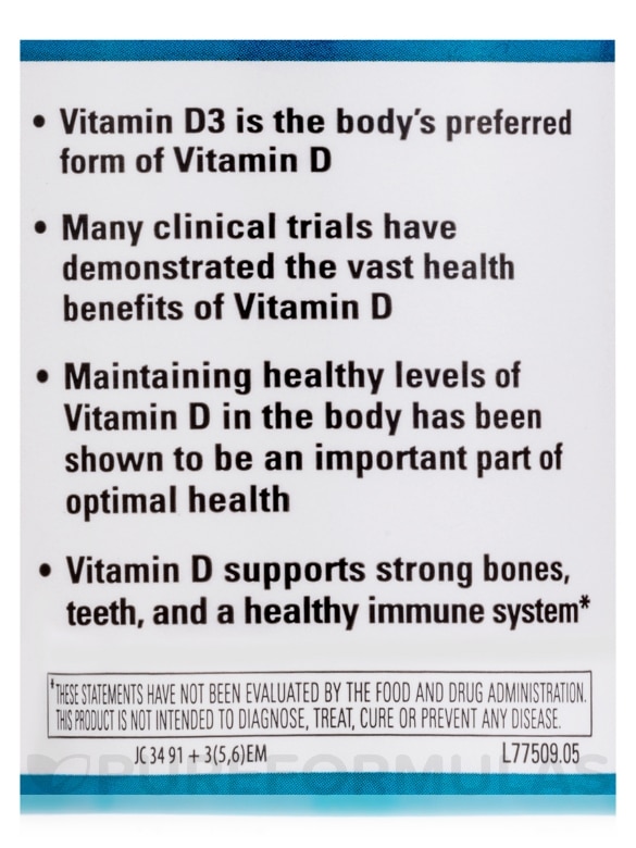 Vitamin D3 5000 IU (Chewable Mixed Berry) - 90 Tablets - Alternate View 5