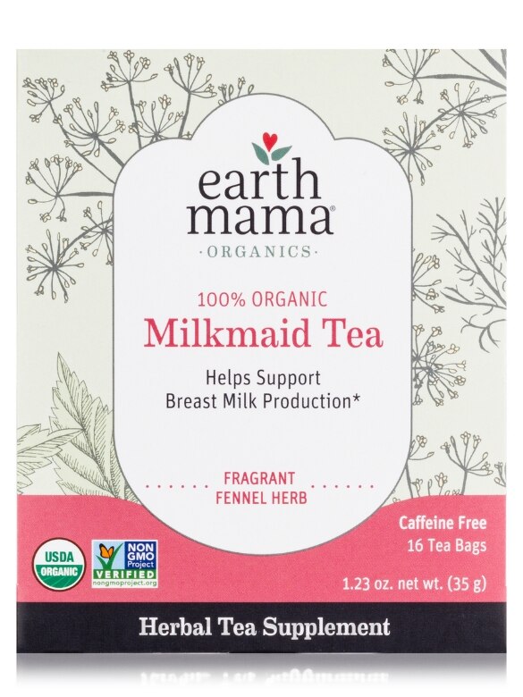 Organic Milkmaid Tea - 16 Tea Bags - Alternate View 1