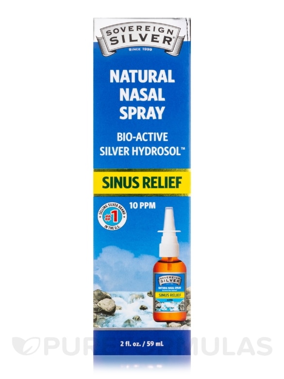 Bio-Active Silver Hydrosol 10 ppm - Sinus Relief - 2 fl. oz (59 ml) Nasal Spray - Alternate View 3