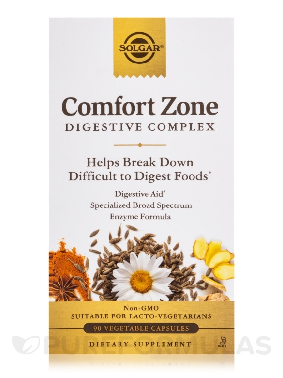 Comfort Zone Digestive Complex - 90 Vegetable Capsules - Alternate View 3